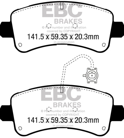 EBC Brakes Pad and Disc Kit (PDKR1116) Image 4