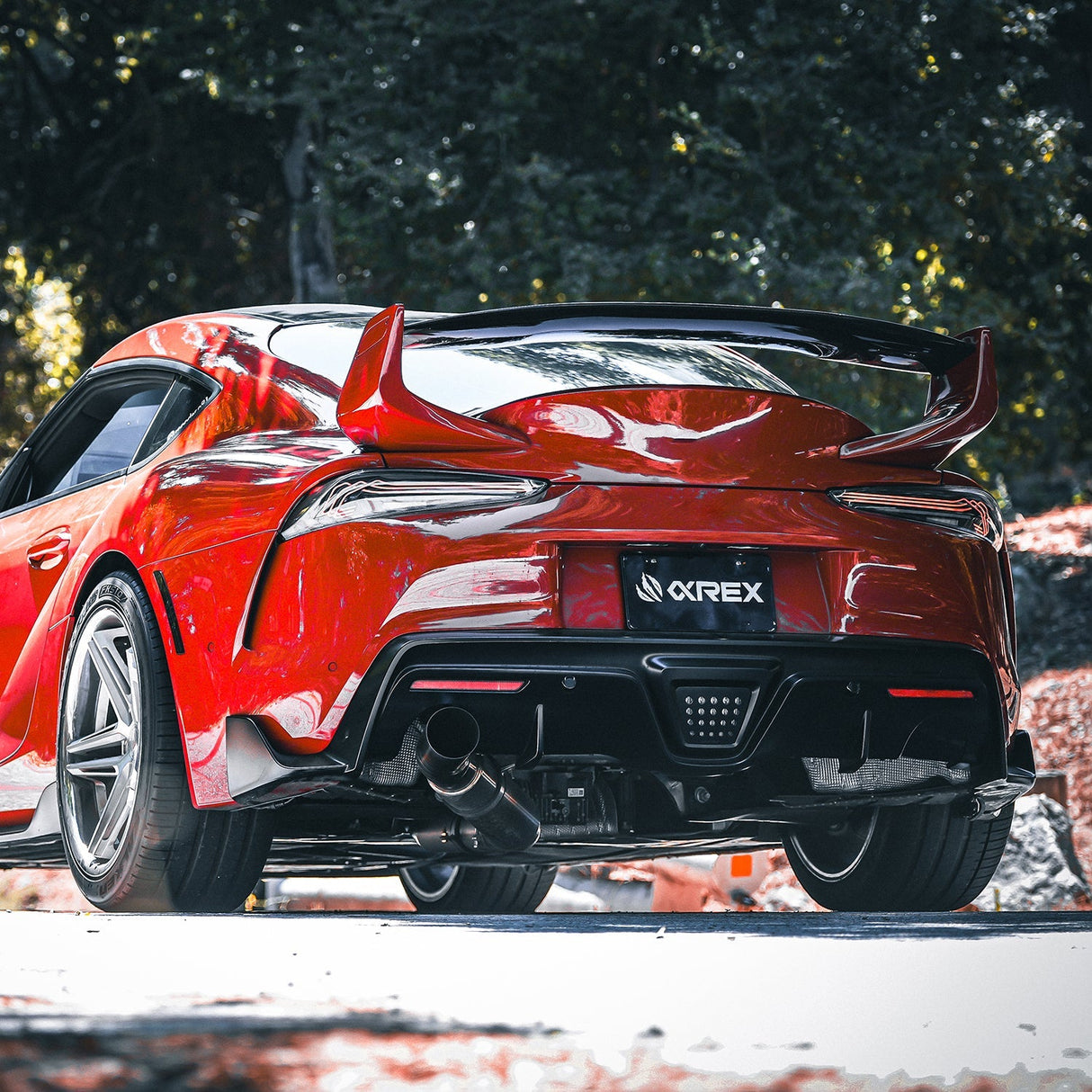 20-25 Toyota Supra CSL Laser Style LUXX-Series LED Tail Lights - Alpha Black | AlphaRex