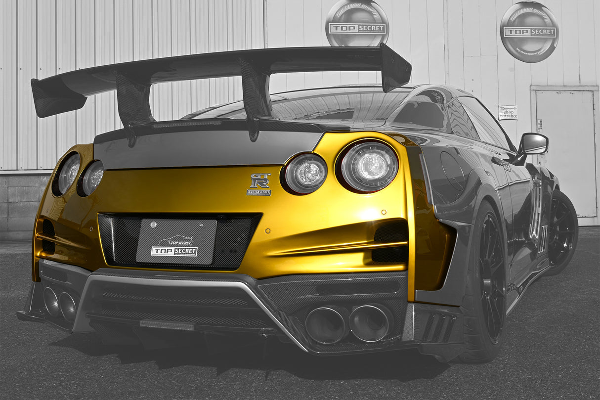 Top Secret M17 Rear Bumper – Nissan GT-R R35 (All Years)