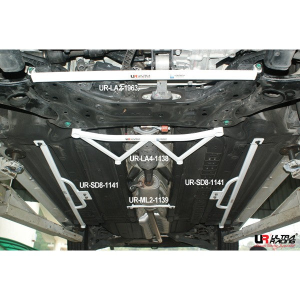 Ultra Racing 2-Point Front Lower Bar for Hyundai Tucson & IX35 2.0/2.4