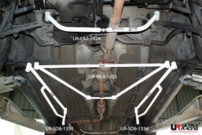 Ultra Racing Honda Accord 90-93 UltraRacing 2x 3-Point Side Floor Bars UR-SD6-1334P