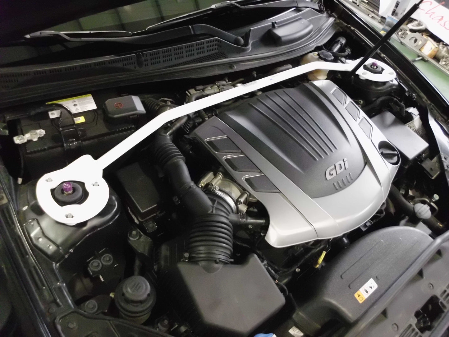 Ultra Racing 2-Point Front Upper Strut Bar for Genesis Coupe 2008+