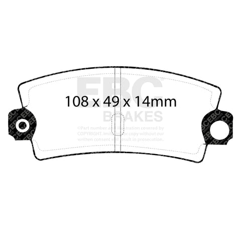 EBC Brakes Pad and Disc Kit (PDKR750) Image 2