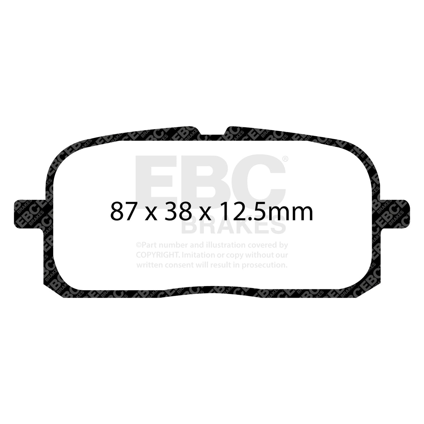 EBC Brakes Pad and Disc Full vehicle Kit (PD40K2300) Image 5