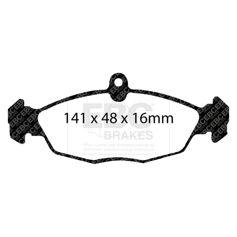 EBC Brakes Pad and Disc Kit (PDKR289) Image 1