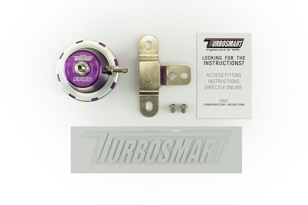 Turbosmart Turbosmart FPR8 - Fuel Pressure Regulator - Purple – Image 4