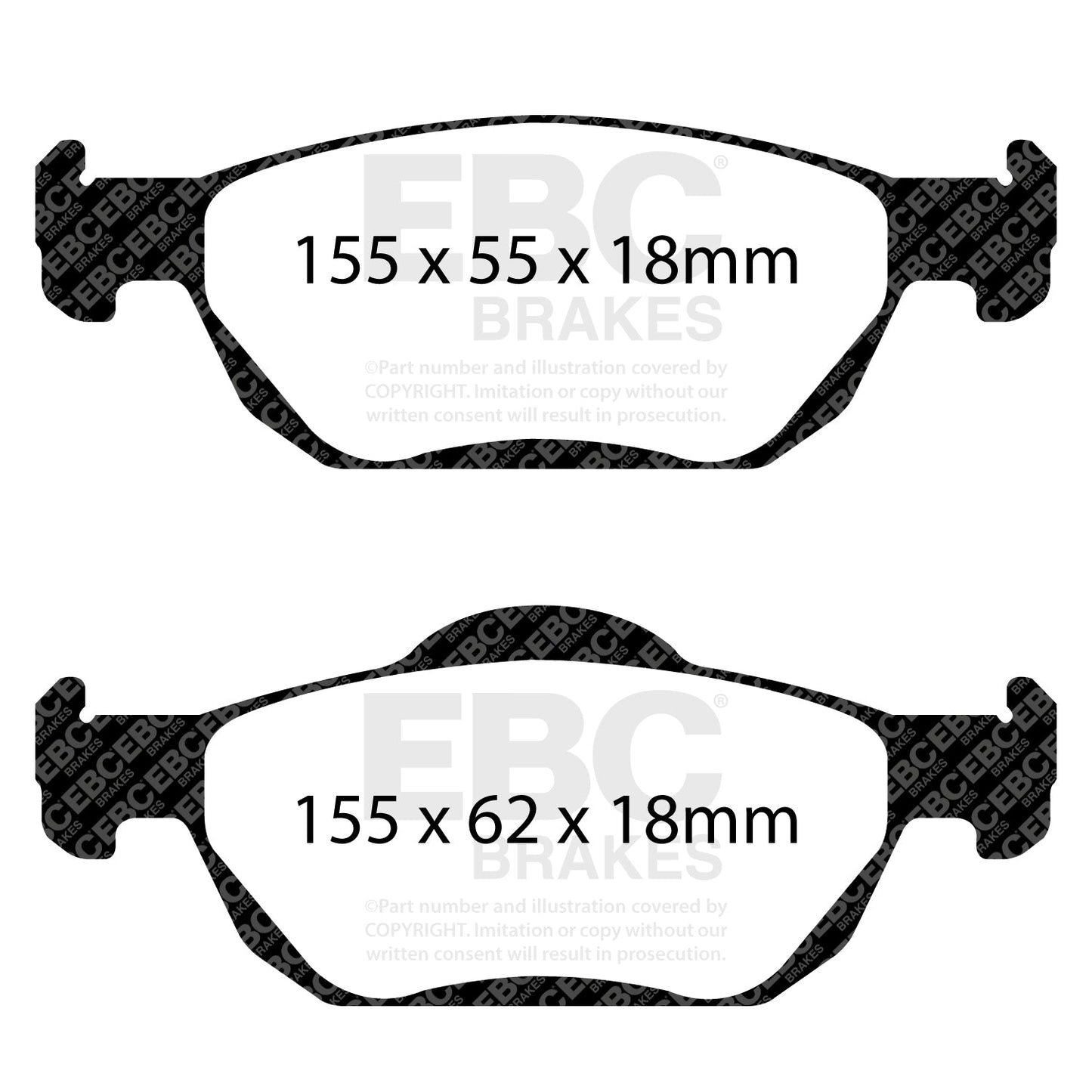 EBC Brakes Pad and Disc Kit (PD06KF286) Image 4