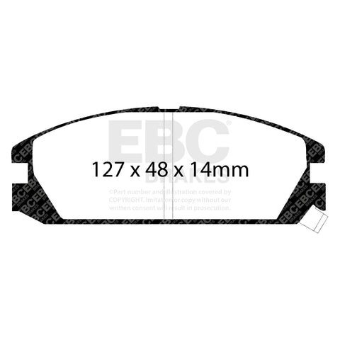 EBC Brakes Pad and Disc Kit (PDKF881) Image 4