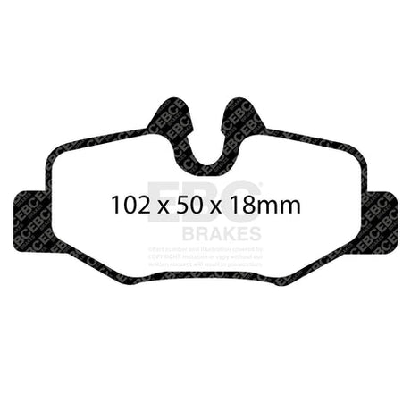 EBC Brakes Pad and Disc Kit (PDKR606) Image 2