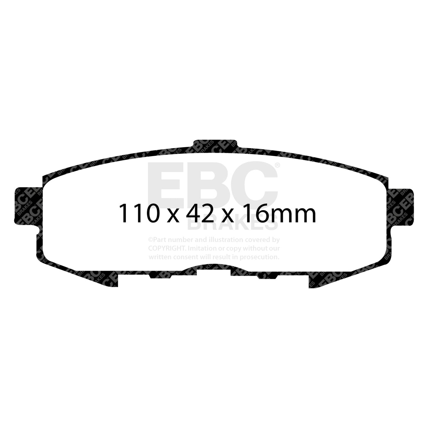 EBC Brakes Pad and Disc Full vehicle Kit (PD40K1130) Image 5