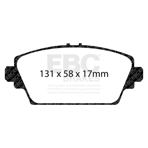 EBC Brakes Pad and Disc Full vehicle Kit (PD40K816) Image 5