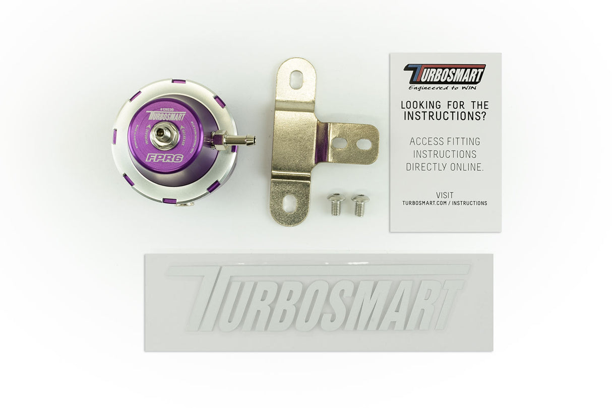 Turbosmart Turbosmart FPR6 - Fuel Pressure Regulator - Purple – Image 4