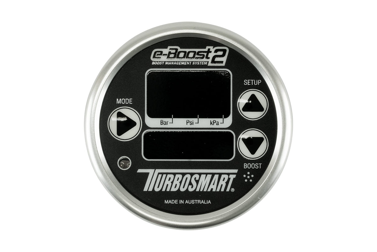 Buy Turbosmart Turbosmart eB2 60psi 60mm Black Silver online from FD Racing. Turbosmart eBoost2 allows the user to control, monitor, map and compensate boost. B
