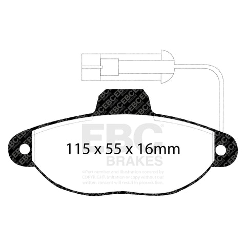 EBC Brakes Pad and Disc Kit (PD01KF489)