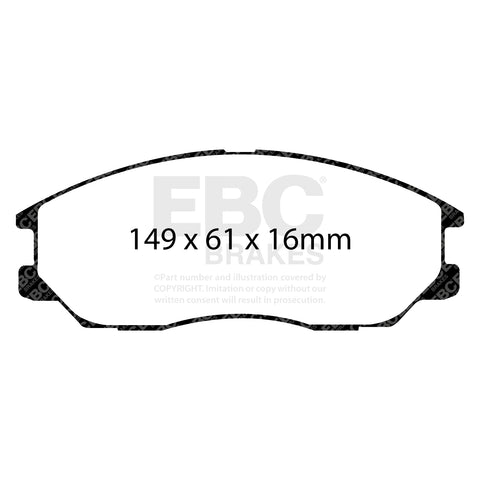 EBC Brakes Pad and Disc Kit (PDKF957) Image 3