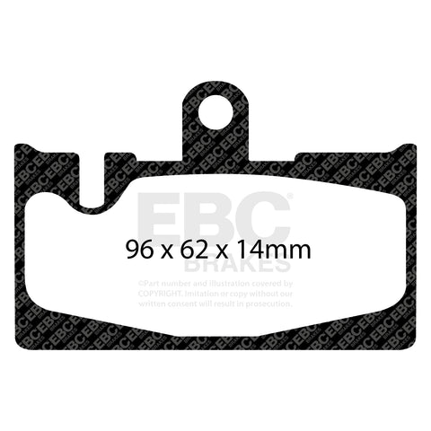 EBC Greenstuff 2000 Series Sport Brake Pad Set (DP21397) Image 2