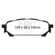 EBC Brakes Pad and Disc Kit (PDKR822) Image 1