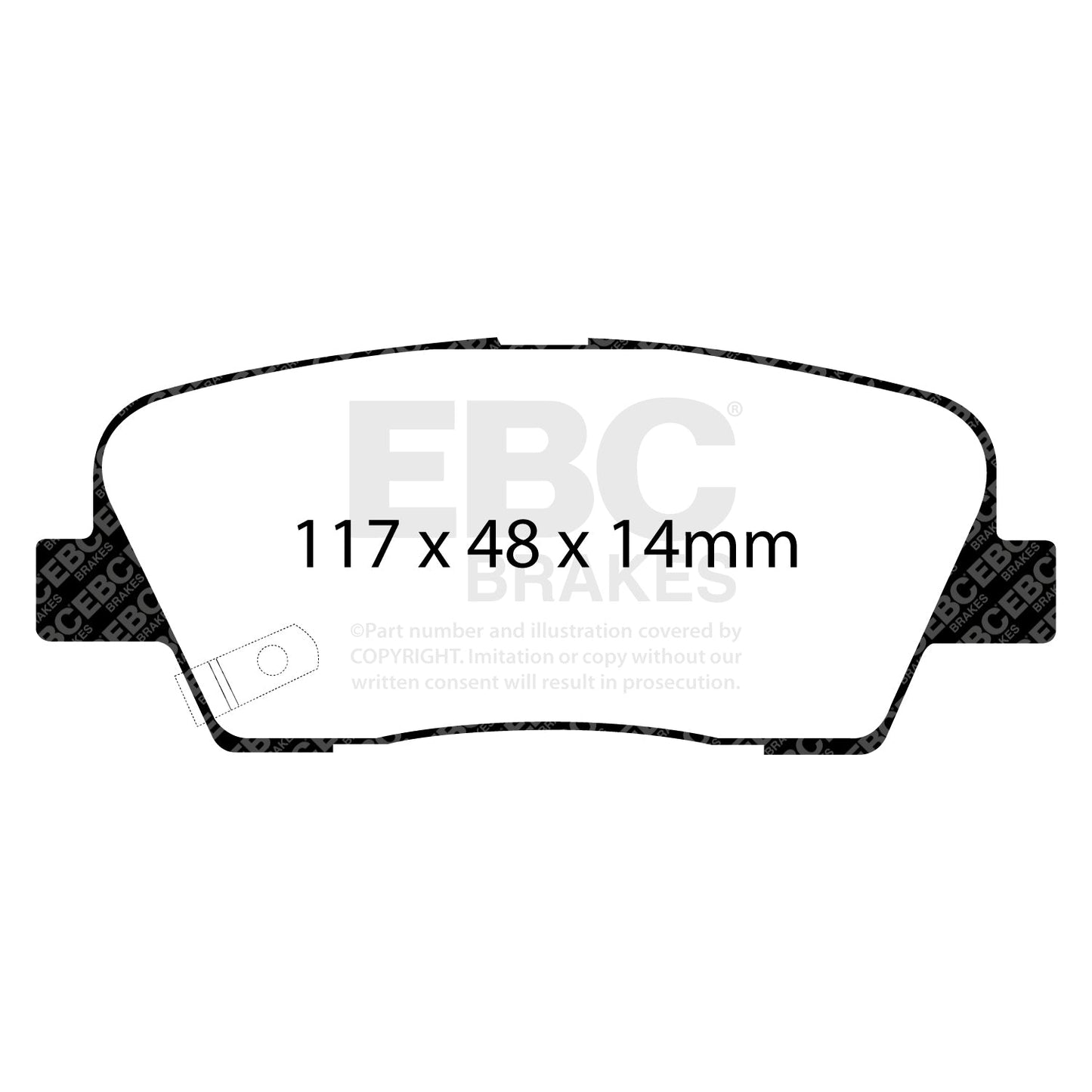 EBC Brakes Pad and Disc Kit (PD03KR348)