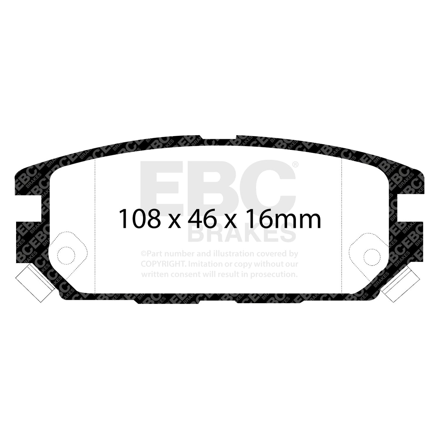 EBC Brakes Pad and Disc Kit (PD04KR571) Image 4