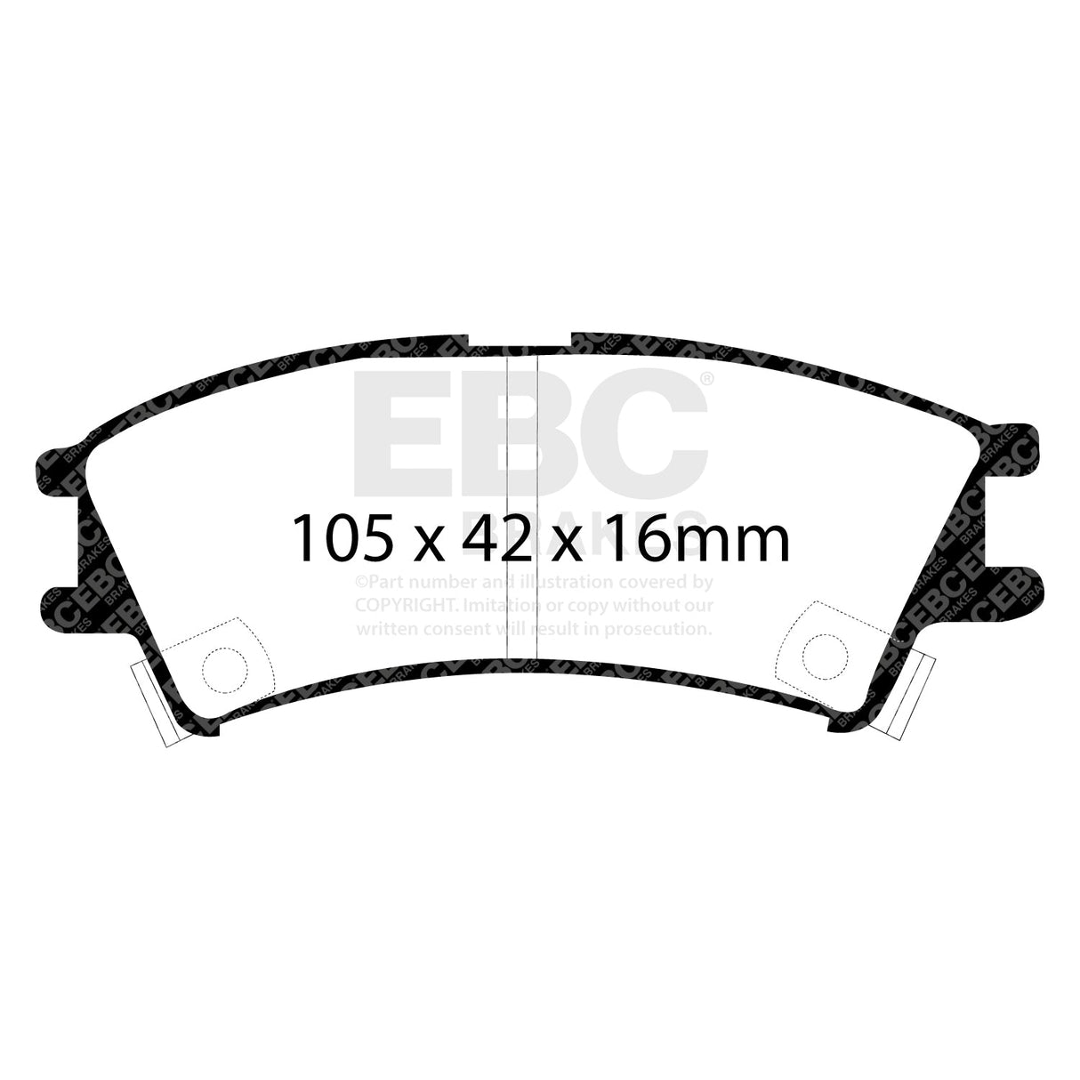 EBC Brakes Pad and Disc Kit (PDKF918) Image 1