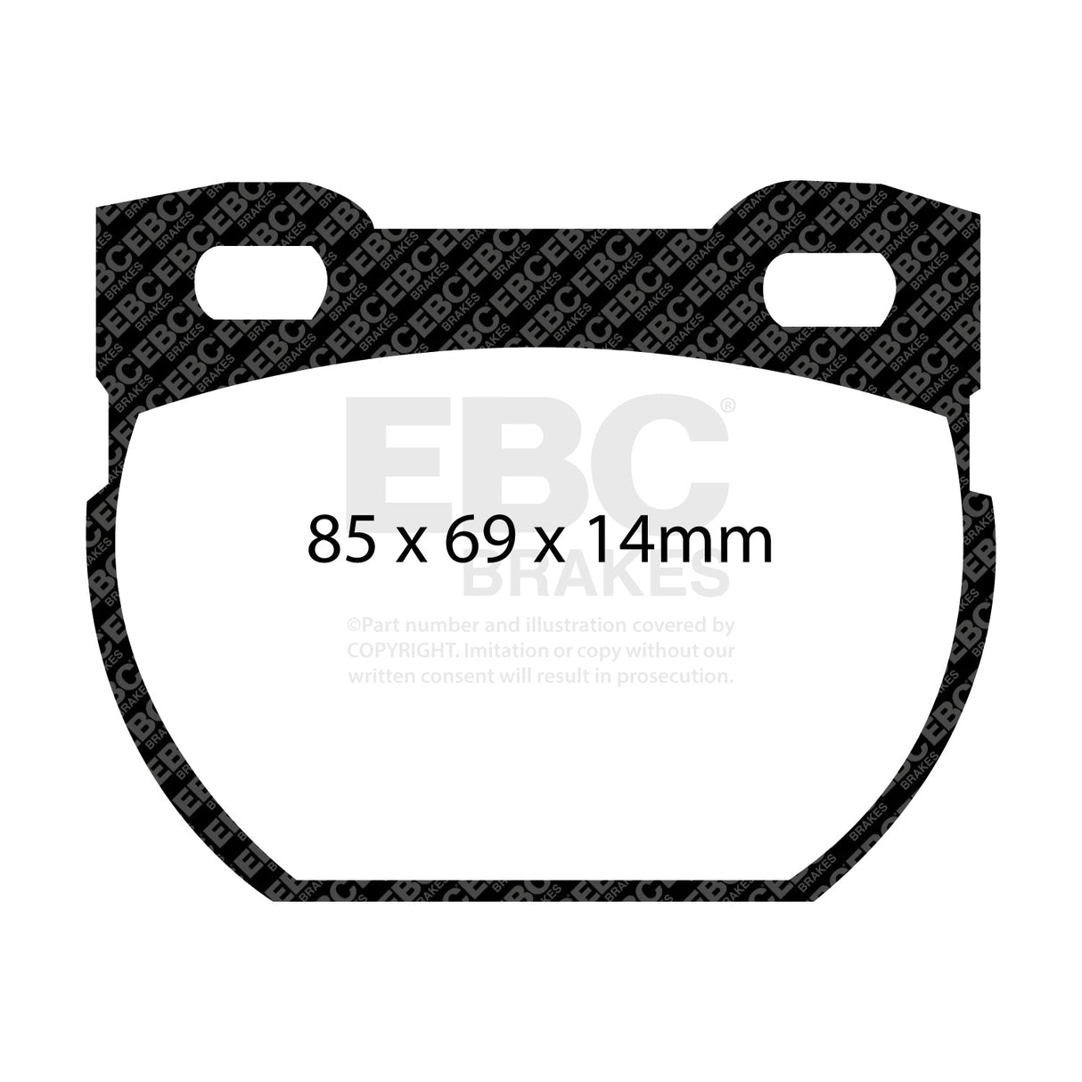 EBC Brakes Pad and Disc Kit (PDKR492) Image 4