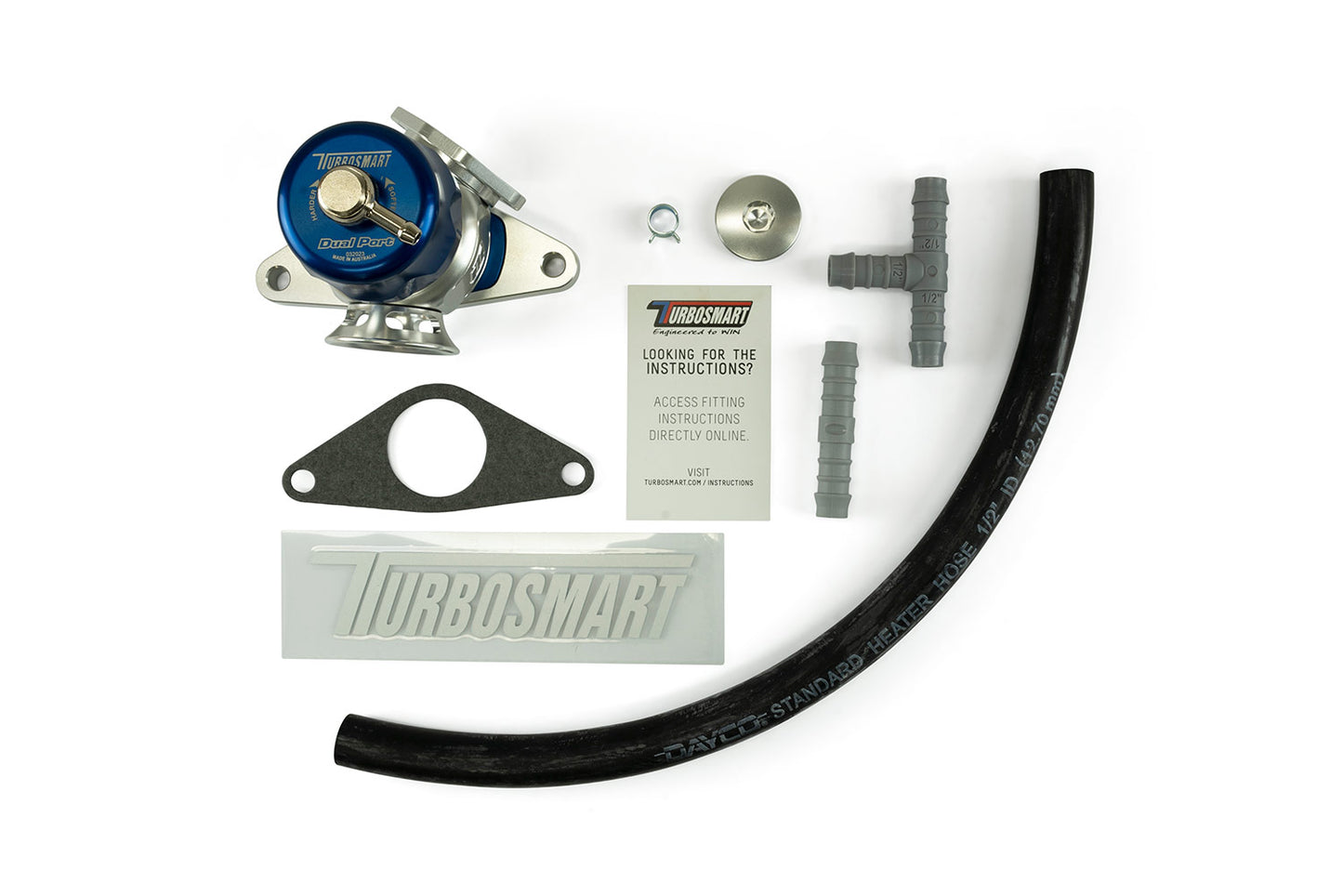 Turbosmart Turbosmart BOV Dual Port Subaru-Blue – Image 4