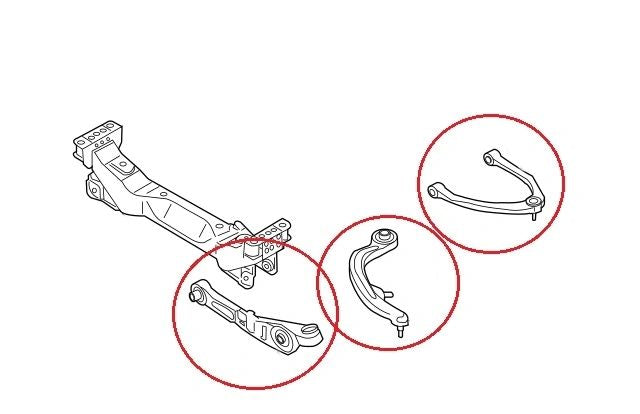 Nissan 350Z (2002-2009) Front & Rear Suspension Arms, Subframe, Diff & ARB Bushes