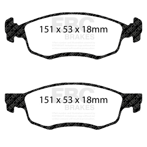 EBC Brakes Pad and Disc Kit (PDKF545) Image 4