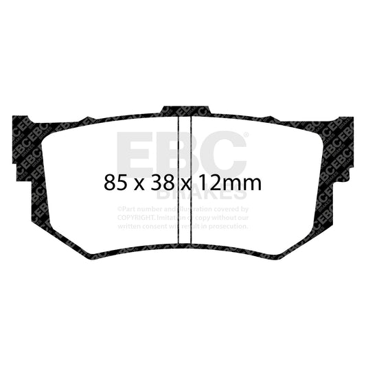 EBC Brakes Pad and Disc Kit (PDKR368) Image 2