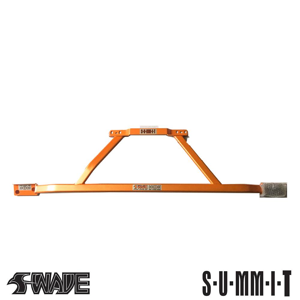 SUMMIT Rear Lower Big 6-Point Back Exhaust Tunnel Body Chassis & Subframe Axle Bush Tie Bar Brace for VW Golf MK7 GTI 2013 Onwards V-G7-005 Image 1