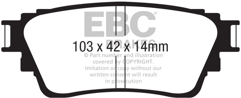 EBC Brakes Pad and Disc Kit (PDKR1108) Image 3