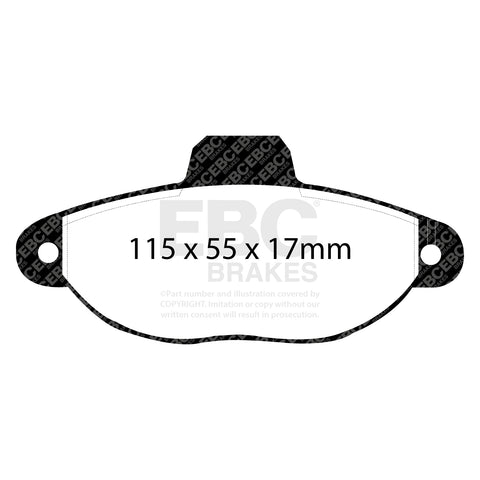 EBC Brakes Pad and Disc Kit (PDKF617) Image 2