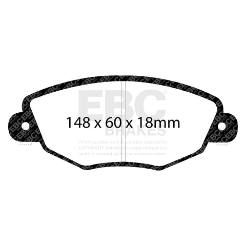 EBC Brakes Pad and Disc Kit (PD02KF531)