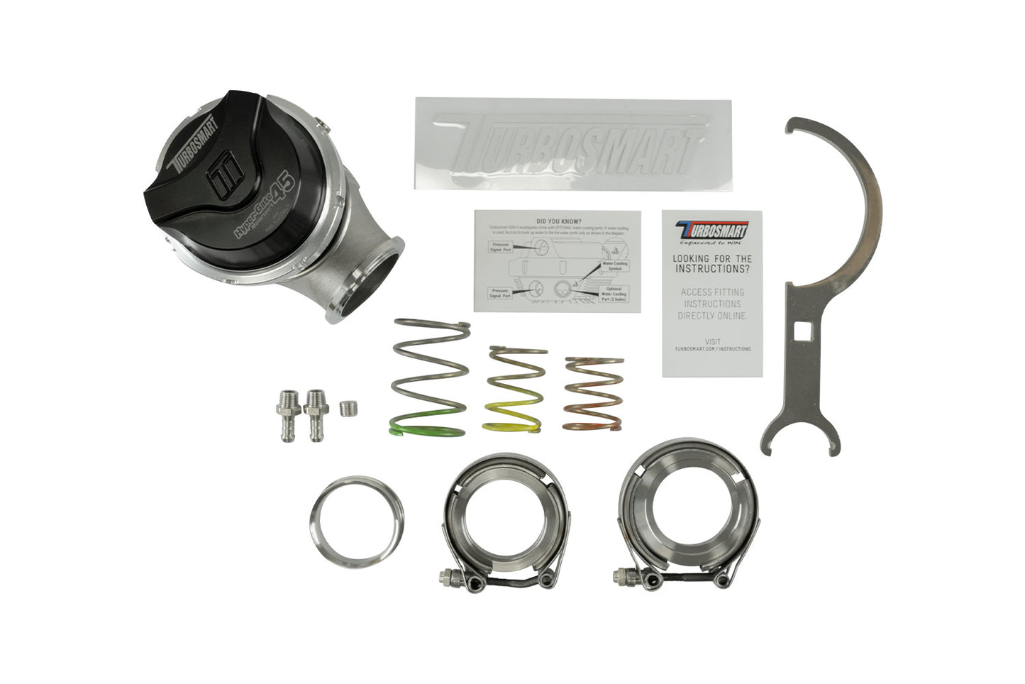 Turbosmart GenV WG45M HyperGate45 Motorsport 14psi Black