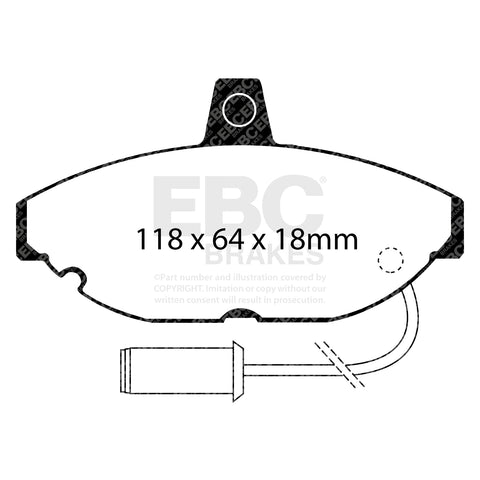 EBC Brakes Pad and Disc Kit (PDKF192)