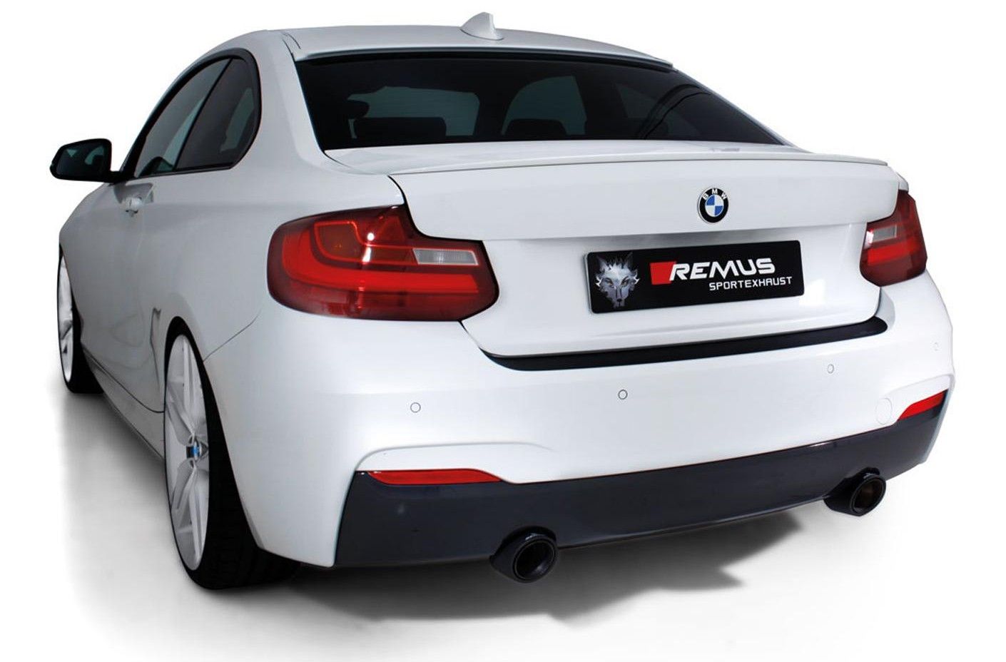 Sport Exhaust Bundle for BMW 2 F22 & F23 Front Section | 2x 102mm Carbon Tips (#2)