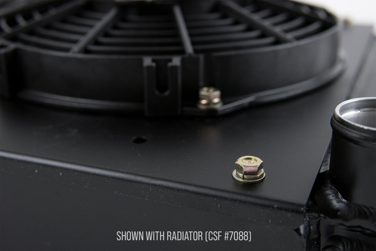 CSF Aluminium Fan Shroud with Twin 9-inch Fans for Porsche 944 & 924S - image 5