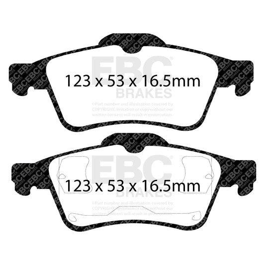 EBC Brakes Pad and Disc Full vehicle Kit (PD40K1602)