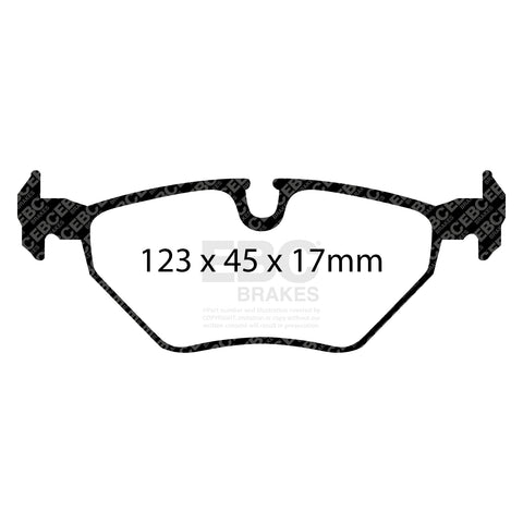 EBC Brakes Pad and Disc Full vehicle Kit (PD40K312) Image 5