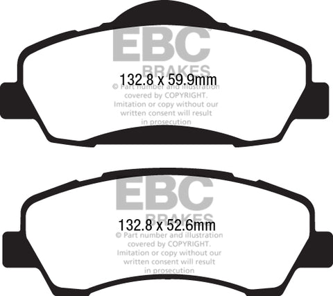 EBC Brakes Pad and Disc Kit (PDKF484) Image 3