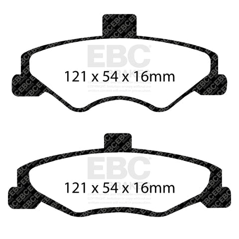 EBC Brakes Pad and Disc Kit (PDKR213) Image 4
