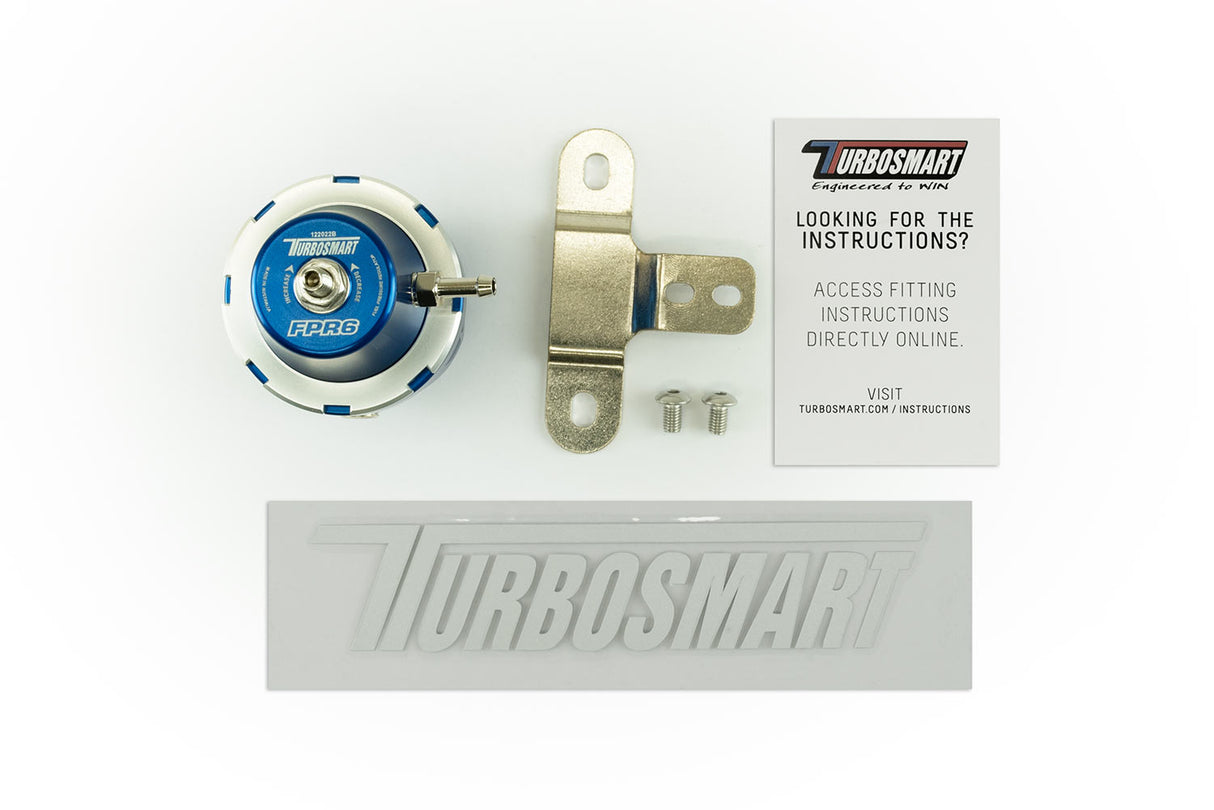 Turbosmart Turbosmart FPR6 - Fuel Pressure Regulator - Blue – Image 4