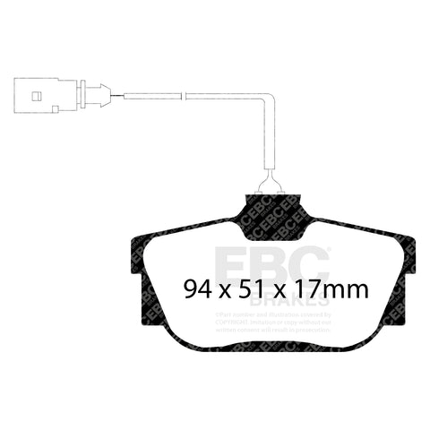 EBC Brakes Pad and Disc Kit (PDKR804) Image 4