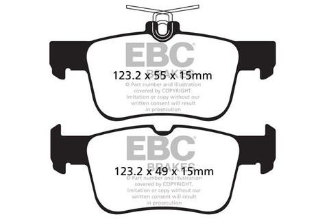 EBC Greenstuff 2000 Series Sport Brake Pad Set (DP22160) Image 4