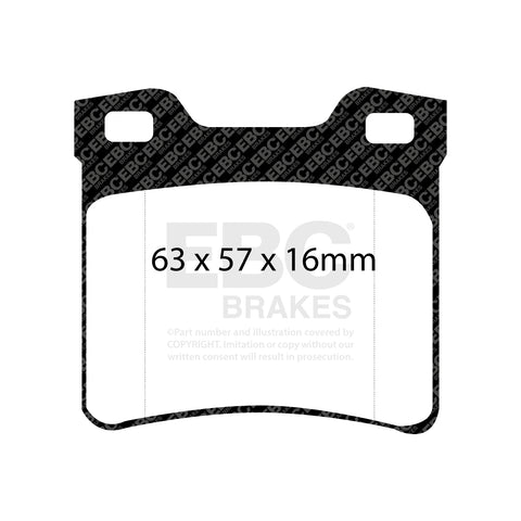 EBC Brakes Pad and Disc Kit (PDKR721) Image 1