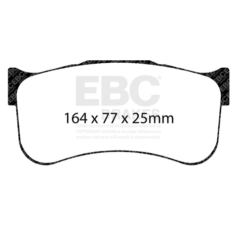 EBC SR Series Race Pads DP8091.25SR11 Front Image 4