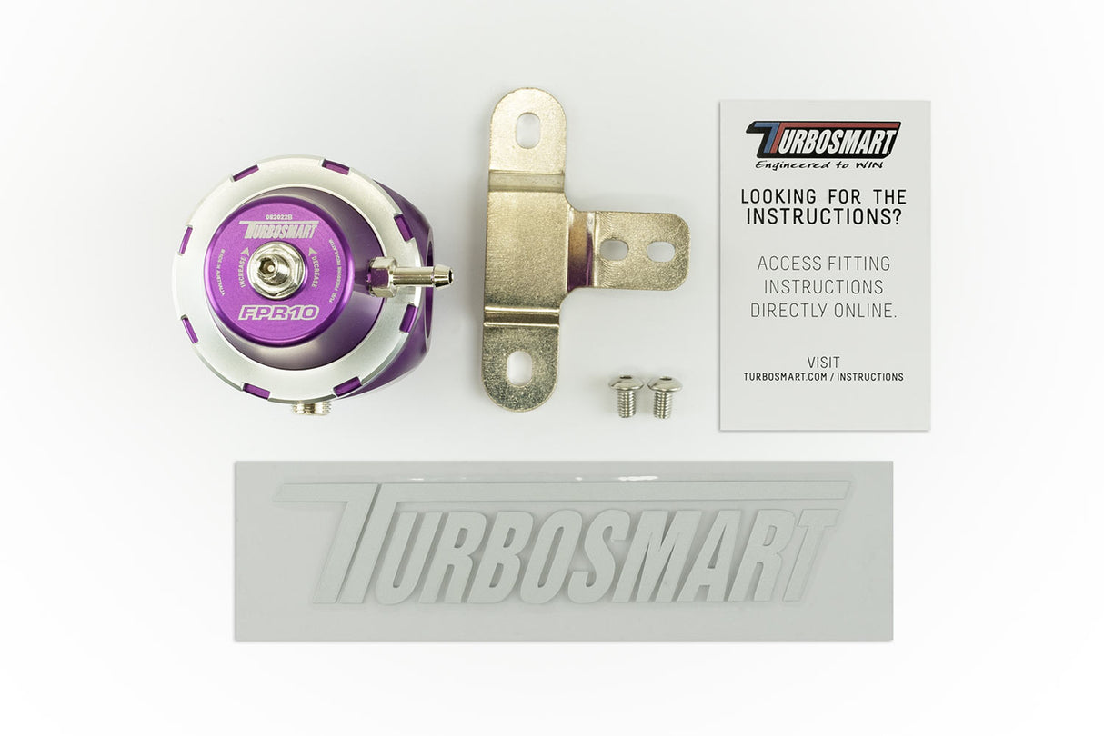 Turbosmart Turbosmart FPR10 - Fuel Pressure Regulator - Purple – Image 4