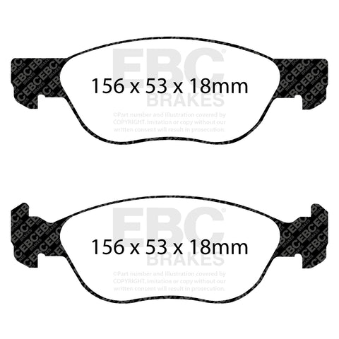EBC Brakes Pad and Disc Kit (PDKF675) Image 2