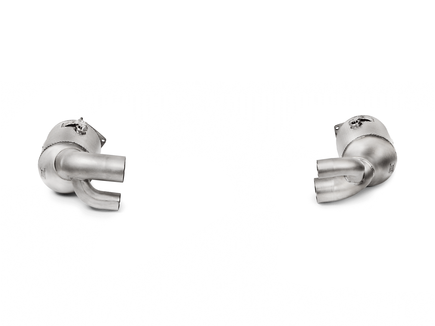 Akrapovic Link Pipe Set w Cat (SS) - Porsche 911 Carrera Cabriolet /S/4/4S/GTS (991.2) 2016 - 2019