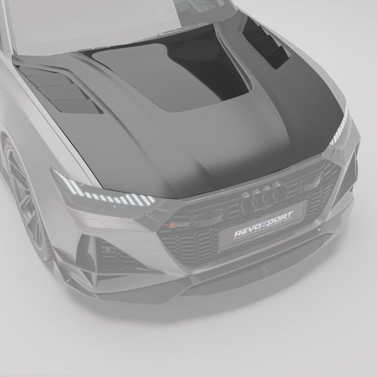 Revozport Audi RS6 C8 Carbon Fibre Hood